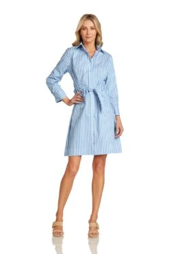 DAPHNE DRESS -Clothing Promotion Store DaphneStripedShirtDress 1213 WEB