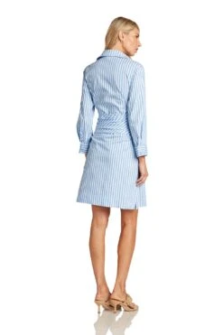 DAPHNE DRESS -Clothing Promotion Store DaphneStripedShirtDress 1242 WEB