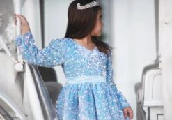 EMMA SEQUIN DRESS BLUE -Clothing Promotion Store EMMABLUE3