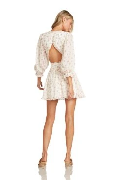 GRACE MINI DRESS PINK FLORAL -Clothing Promotion Store GraceDressPink 1532 WEB