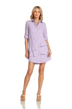 LAURETTE DRESS LAVENDER -Clothing Promotion Store LauretteDressLavender 1171 WEB