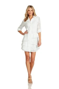 LAURETTE DRESS WHITE -Clothing Promotion Store LauretteDressWhite 1109 WEB