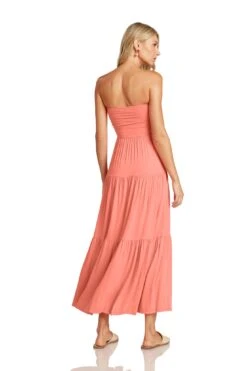 PIPPA MAXI DRESS CORAL -Clothing Promotion Store PippaMaxiDressCoral 0713 WEB