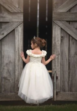 BELLE GOWN IVORY -Clothing Promotion Store bellaivoryback