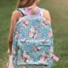 FRENCH FLORAL BACKPACK -Clothing Promotion Store bluebackpackonmodel