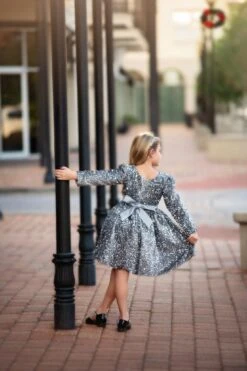EMMA SEQUIN DRESS SILVER -Clothing Promotion Store emmasilv3