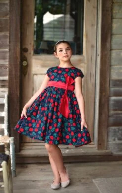 ISLA DRESS NAVY ROSE FLORAL -Clothing Promotion Store islarose2