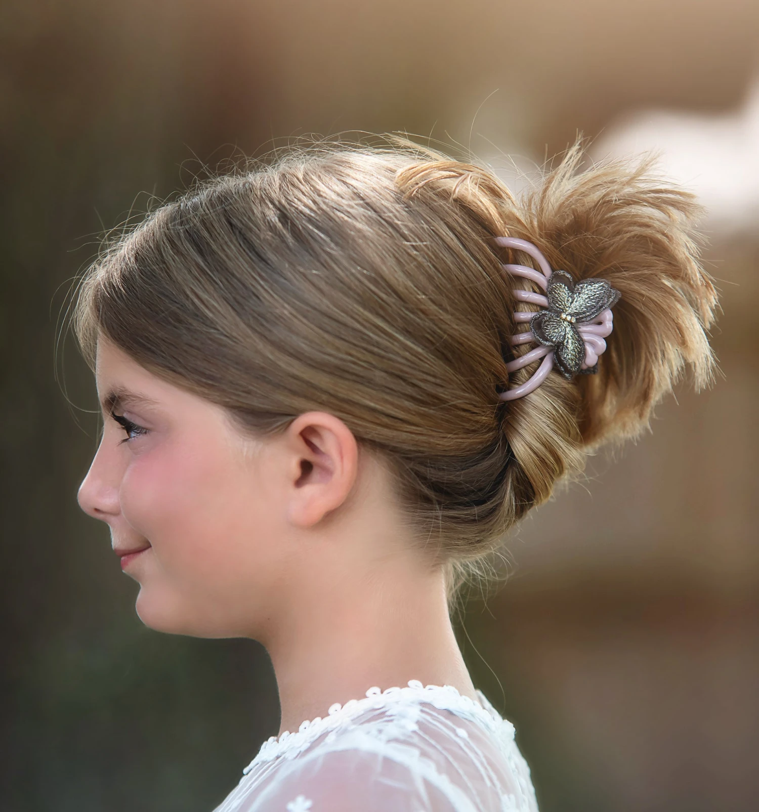 MARIPOSA HAIR CLAW SET OF TWO PINK/ORANGE 5 MARIPOSA HAIR CLAW SET OF TWO PINK/ORANGE - Image 3