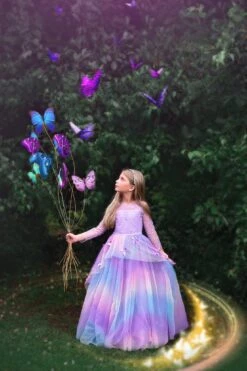 MARIPOSA GOWN WATERCOLORS -Clothing Promotion Store mariposarnbw