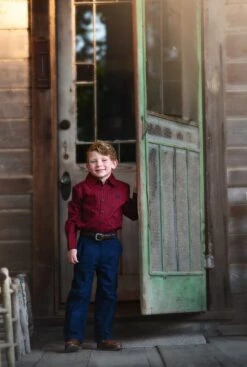 ARCHIE BUTTON DOWN RED & BLACK GINGHAM -Clothing Promotion Store navypantredshirt3