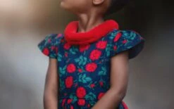 EVANGELINE DRESS NAVY ROSE FLORAL -Clothing Promotion Store newfloraldressdetail