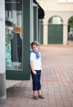 HENRY PANT NAVY -Clothing Promotion Store whitepolonavypants