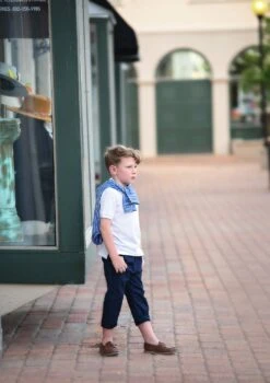 HENRY PANT NAVY -Clothing Promotion Store whitepolonavypants2