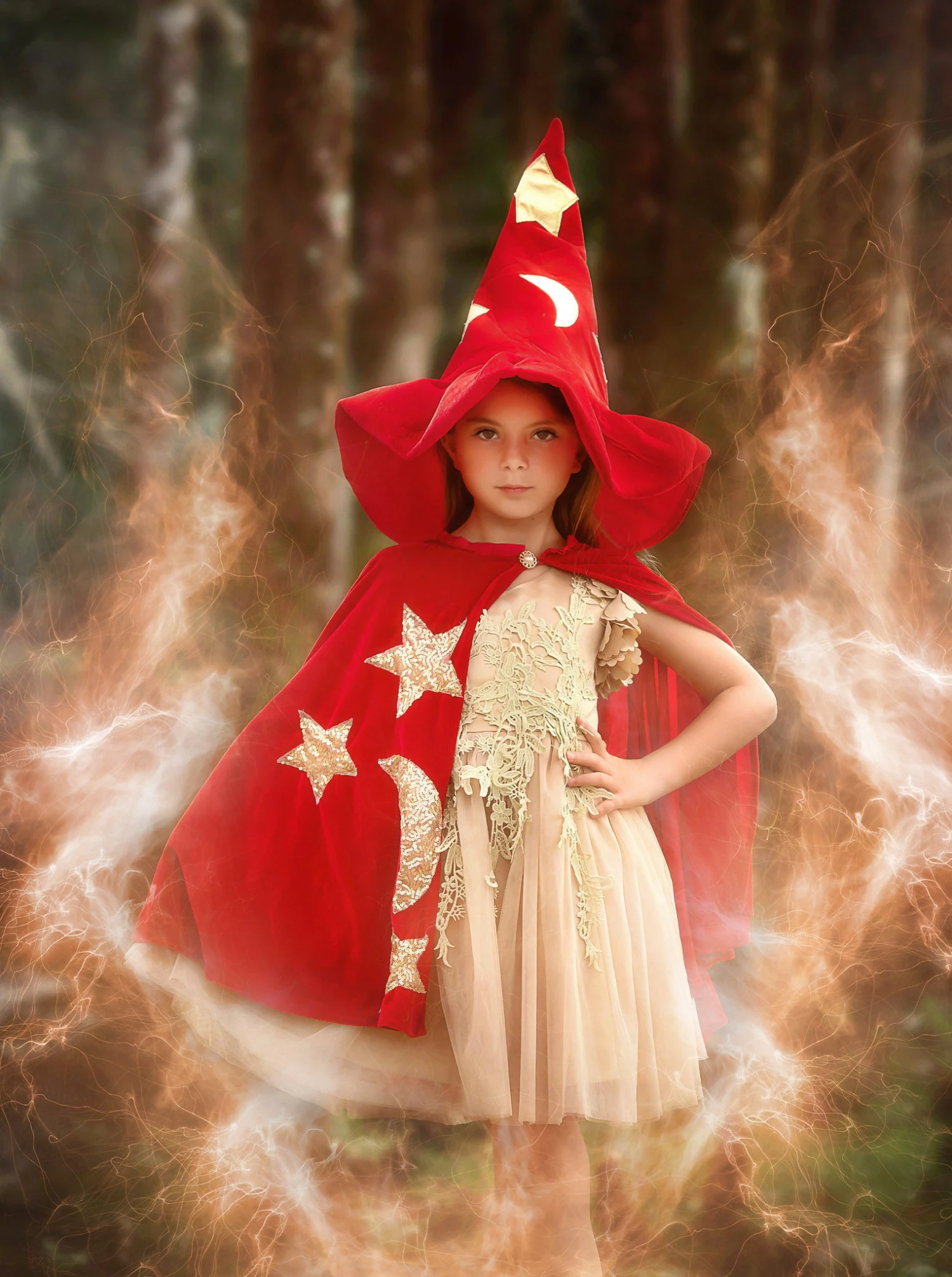 THE WIZARD CAPE AND HAT SET 5 THE WIZARD CAPE AND HAT SET - Image 3